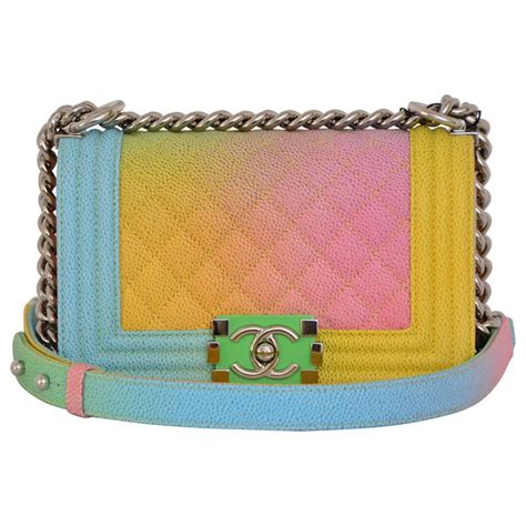 rainbow boy bag chanel|chanel bag for sale.